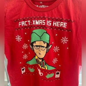 Men’s M Dwight Schrute Xmas Shirt